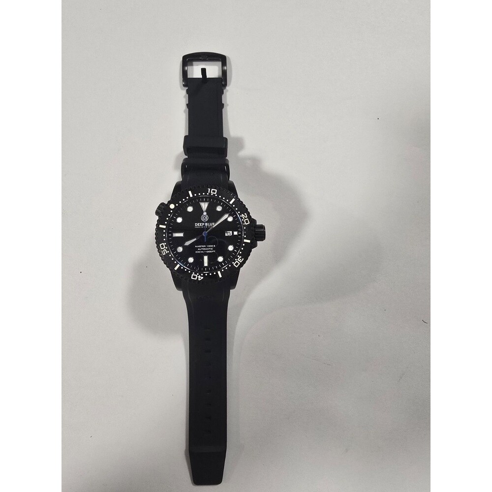 Deep Blue Diver - Reloj de buceo automático de 1000 pies, resistente al agua